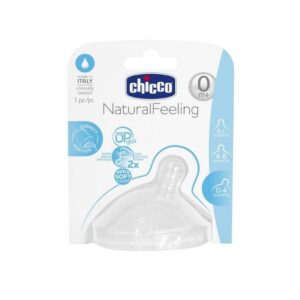 Chicco Natural Feeling Tetina silicon inclinata
