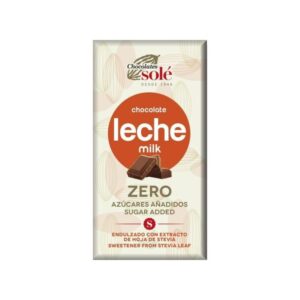 Chocolates Sole Ciocolata cu lapte si stevie fara zahar
