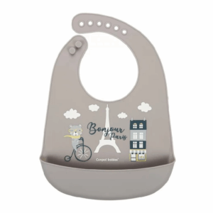 Baveta de silicon Bonjour Paris bej 74/027