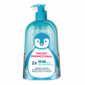 Pachet Gel spumant Bioderma ABCDerm