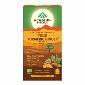 Ceai Bio Tulsi Turmeric si Ghimbir