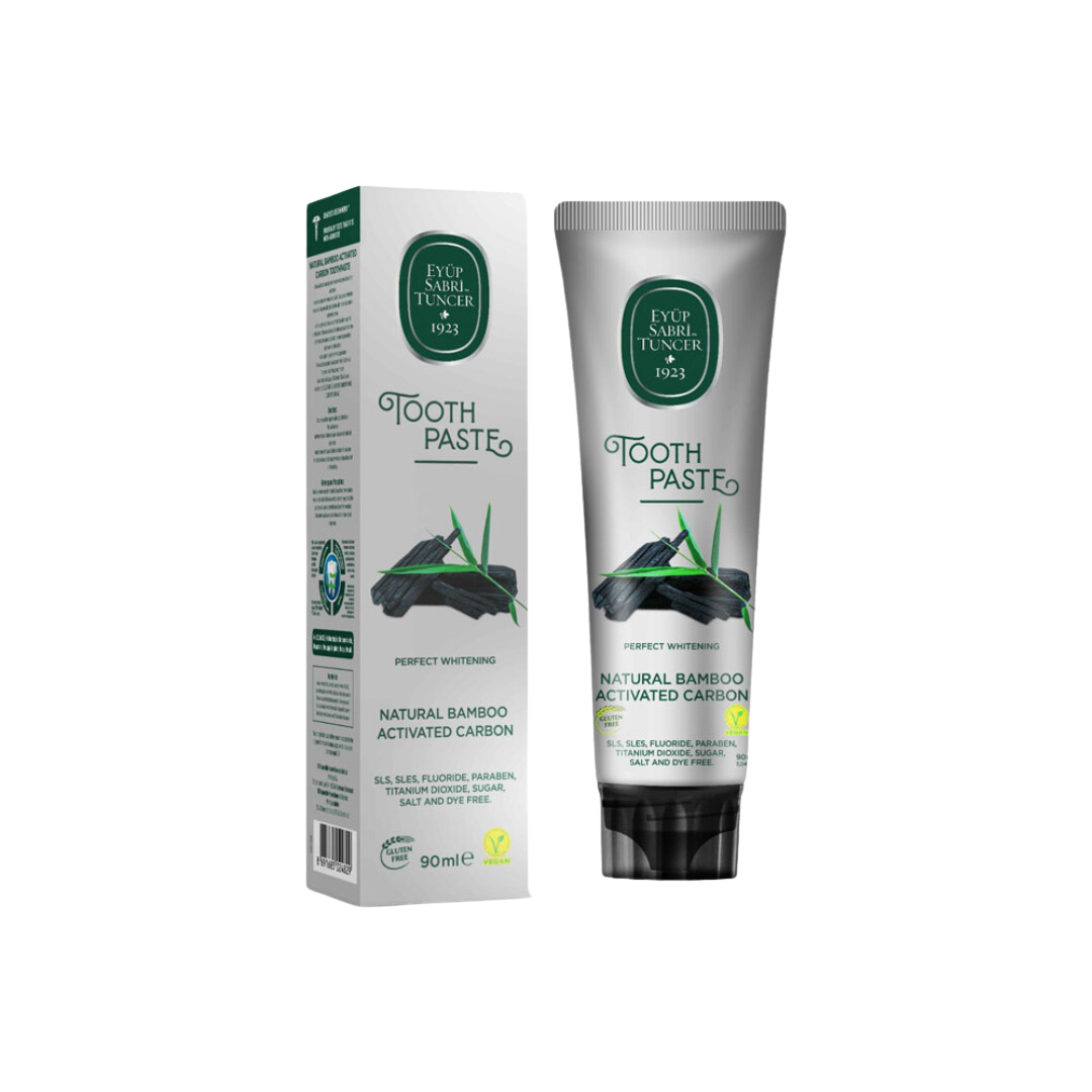 Pasta de dinti cu carbune activ din bambus natural
