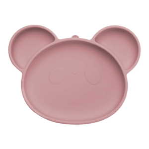 Farfurie din silicon cu ventuza Panda