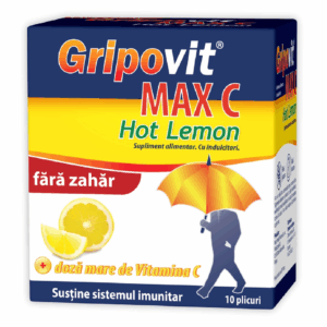 Gripovit Max C Hot Lemon fara zahar