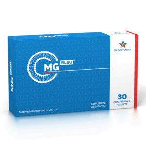 Magneziu incapsulat + Vitamina D 3 Mg Bleu