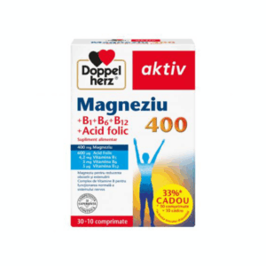 Magnesium 400 + Acid folic + Vitamina B1+B6+B12