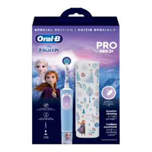 Periuță de dinți electrică + trusă de călătorie Vitality Pro Kids Frozen