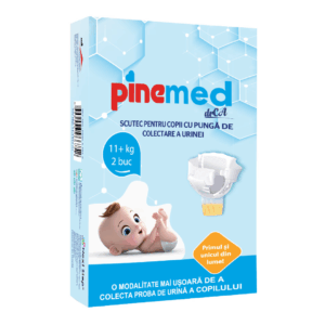 Scutec pentru copii cu punga pentru colectarea urinei