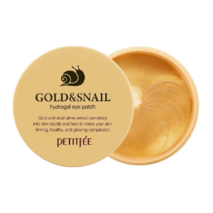 Plasturi pentru ochi cu aur si extract din melc