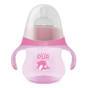 Biberon cu manere tip delfin