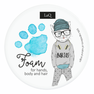 Spuma de curatare naturala albastra pentru copii