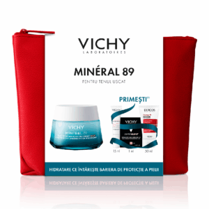 Trusă Mineral 89 Cremă intens hidratantă 72h pentru tenul uscat 50ml